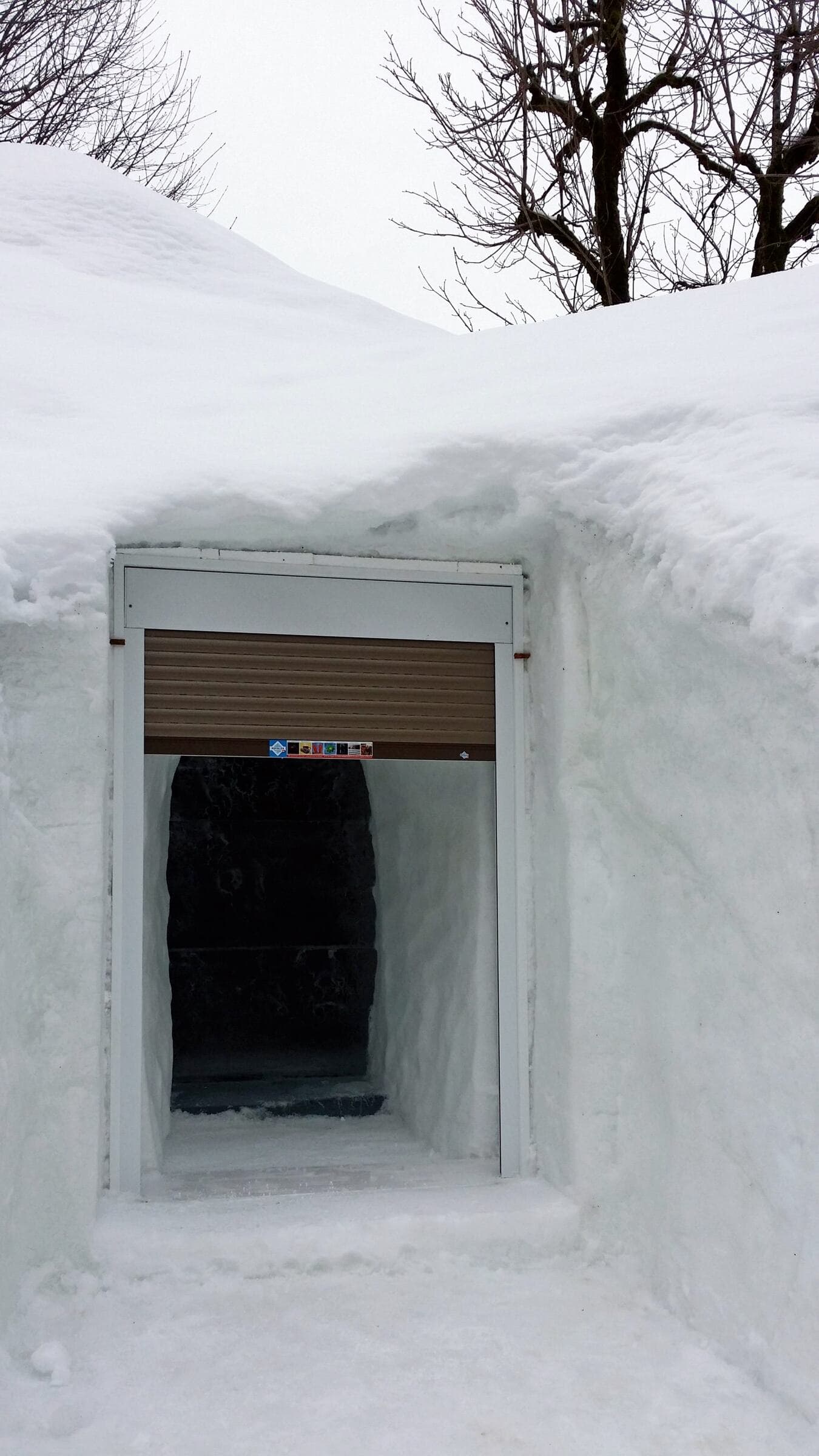 Volet roulant extérieur en montagne