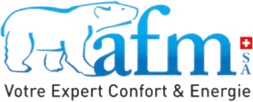 Logo AFM SA, votre expert confort et énergie